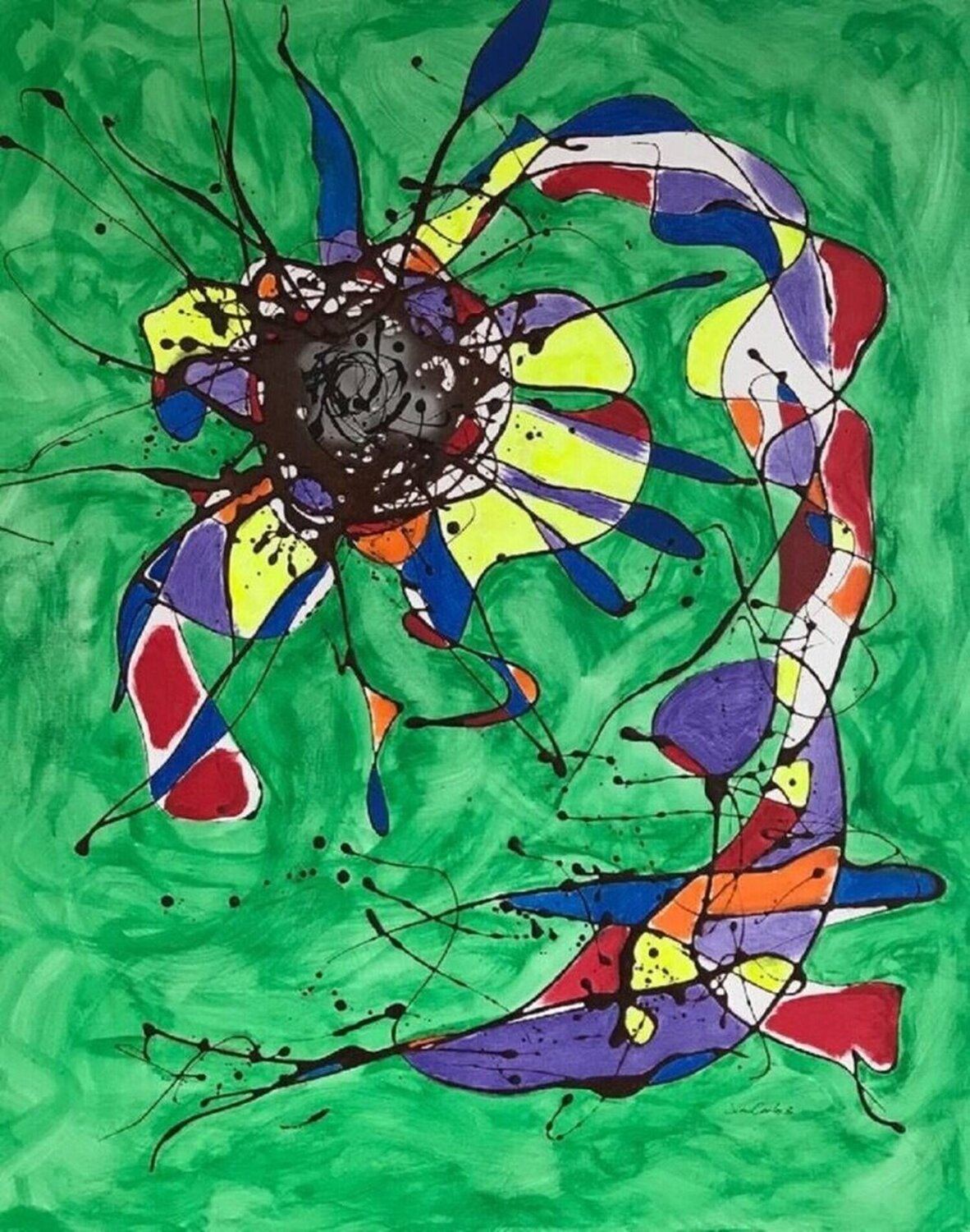 The Jester JuanCarlos rLora Dipinto originale in vendita
