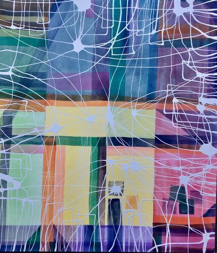 Multi Infosphere von Lindsey Nobel, Malerei kaufen auf Singulart