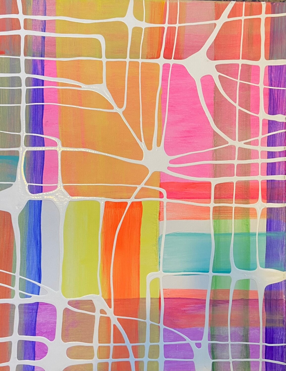 Liquidlines & Infosphere #1 Lindsey Nobel Dipinto originale in vendita