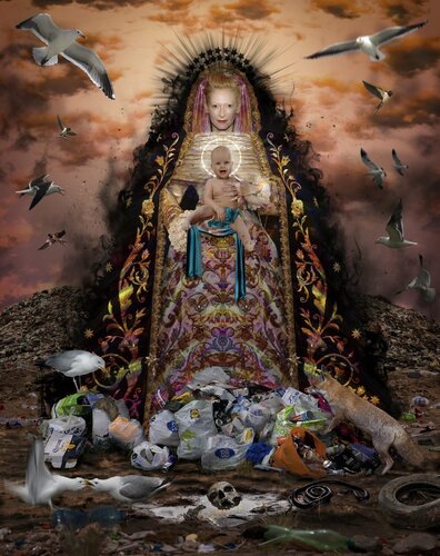 TILDA (OUR LADY OF THE MIDDEN) von Juano Diaz, Malerei kaufen auf Singulart