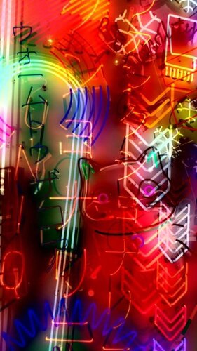 Neon Cat di Rodrigo Tamayo, Fotografia in vendita su Singulart