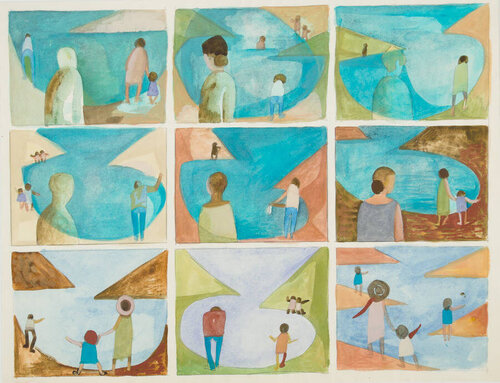 Studies for Harbour van Dorothy Braund, Schilderij te koop op Singulart