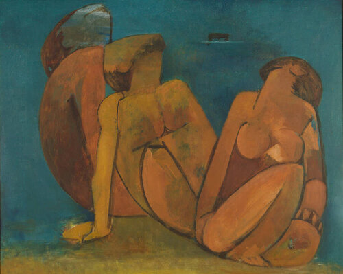 Three Heated Figures van Dorothy Braund, Schilderij te koop op Singulart