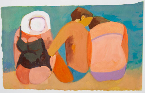 Bathers III di Dorothy Braund, Opera su carta in vendita su Singulart