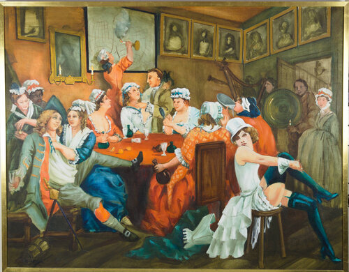 Untitled (after Hogarth) von Ryan Rosemary, Malerei kaufen auf Singulart
