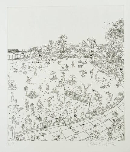 Edward's Beach von Peter Kingston, Druck kaufen auf Singulart
