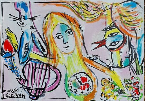 Alice's List van Auguste Blackman, Schilderij te koop op Singulart