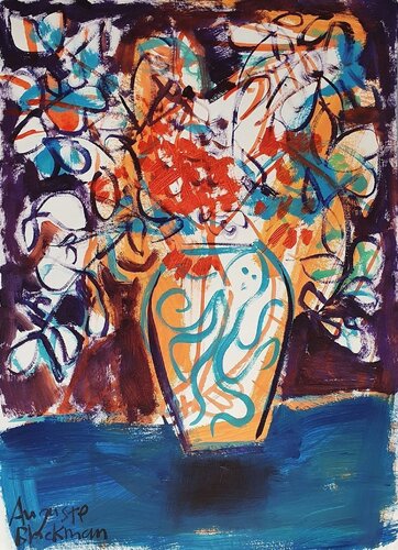Bouquet at Dusk di Auguste Blackman, Pittura in vendita su Singulart