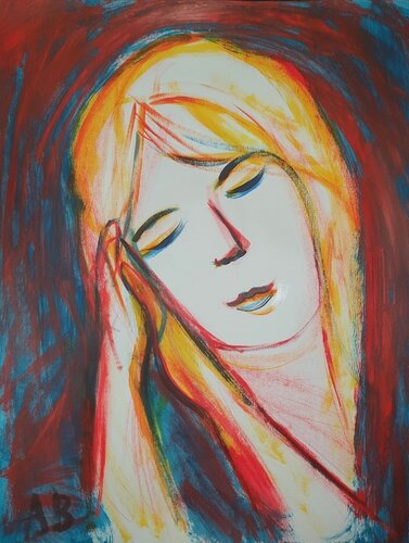 At Peace van Auguste Blackman, Schilderij te koop op Singulart