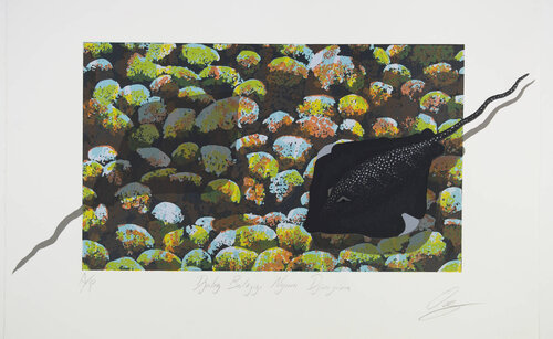 Djalng Baltjigi Nyuni Djinigima (Wish You Were Here) de Lin Onus, Impresión a la venta en Singulart