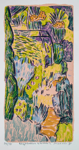 Elizabeth's Garden II van Jeffrey Makin, Afdruk te koop op Singulart