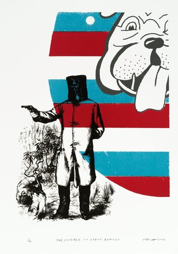 The Courage to Stand Against van Clayton Tremlett, Afdruk te koop op Singulart