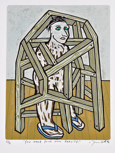You make your own Reality by Clayton Tremlett, Print for Sale on Singulart
