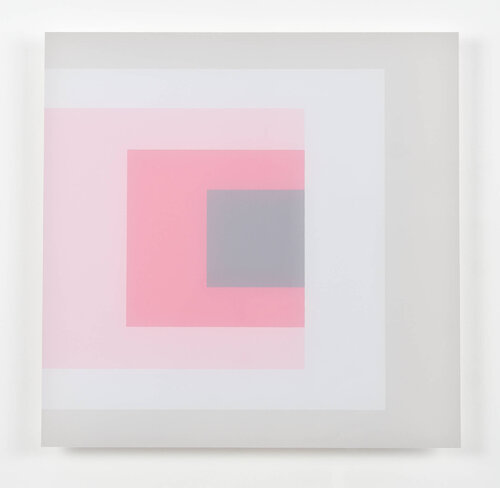 An Exploration of the Square using the Colours of a Galah #1 van Clayton Tremlett, Afdruk te koop op Singulart