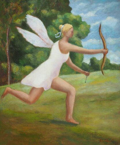 Huntress van John Cullinane, Schilderij te koop op Singulart
