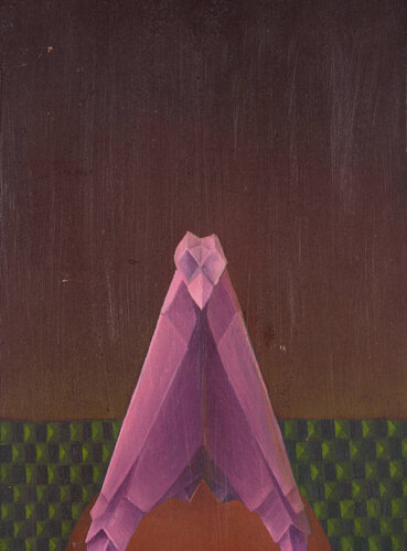 Untitled (Pink Paper Crane) par Adam Nudelman, Peinture en vente sur Singulart