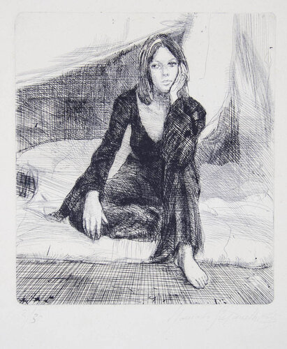 Seated Model van Romano Stefanelli, Afdruk te koop op Singulart