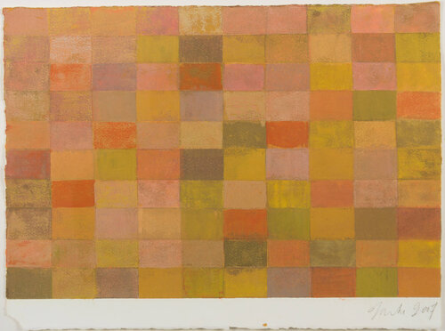 Untitled (Autumnal Grid) par Robert Jacks, Œuvre sur papier en vente sur Singulart