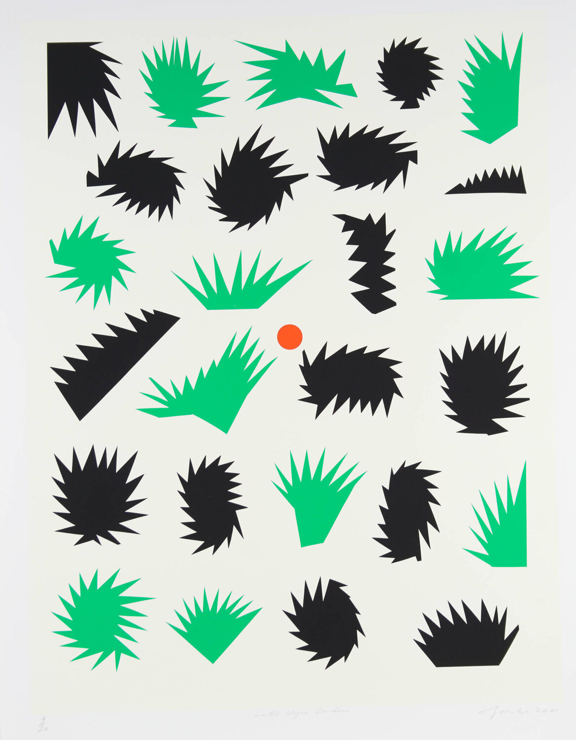 Lake Eyre Garden Robert Jacks Stampa in vendita
