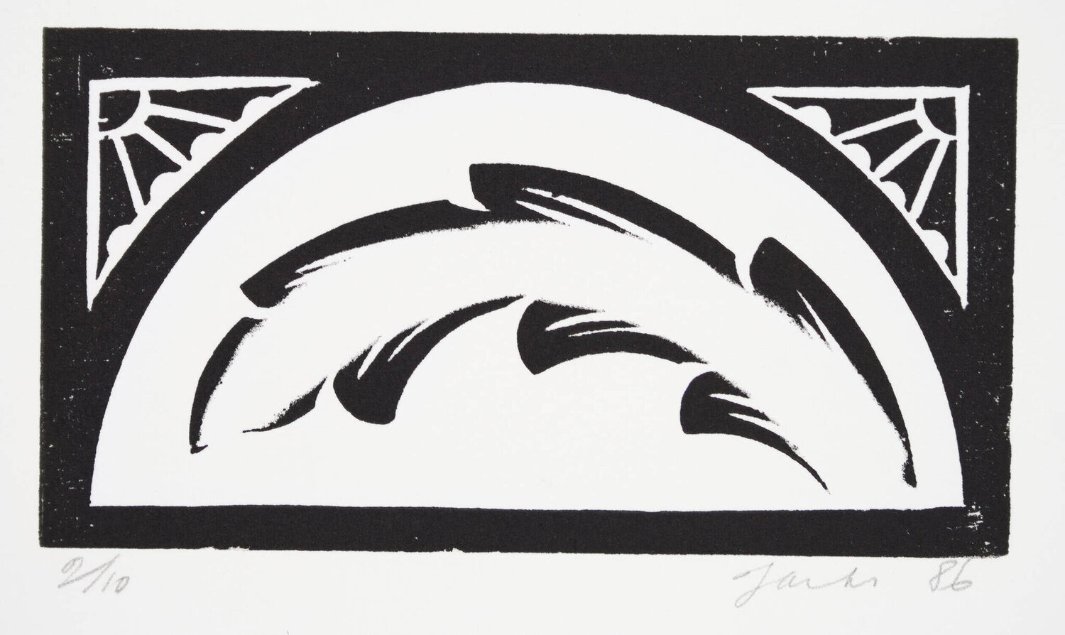Untitled (Transom Window) Robert Jacks Afdruk te koop