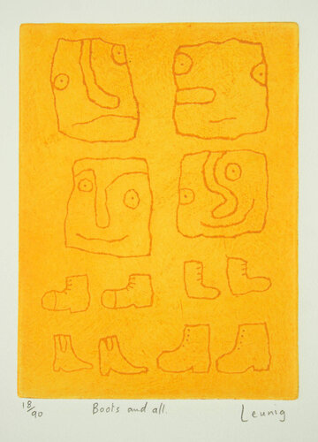 Boots and All von Michael Leunig, Druck kaufen auf Singulart