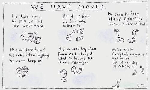 WE HAVE MOVED by Michael Leunig, Other Media for Sale on Singulart