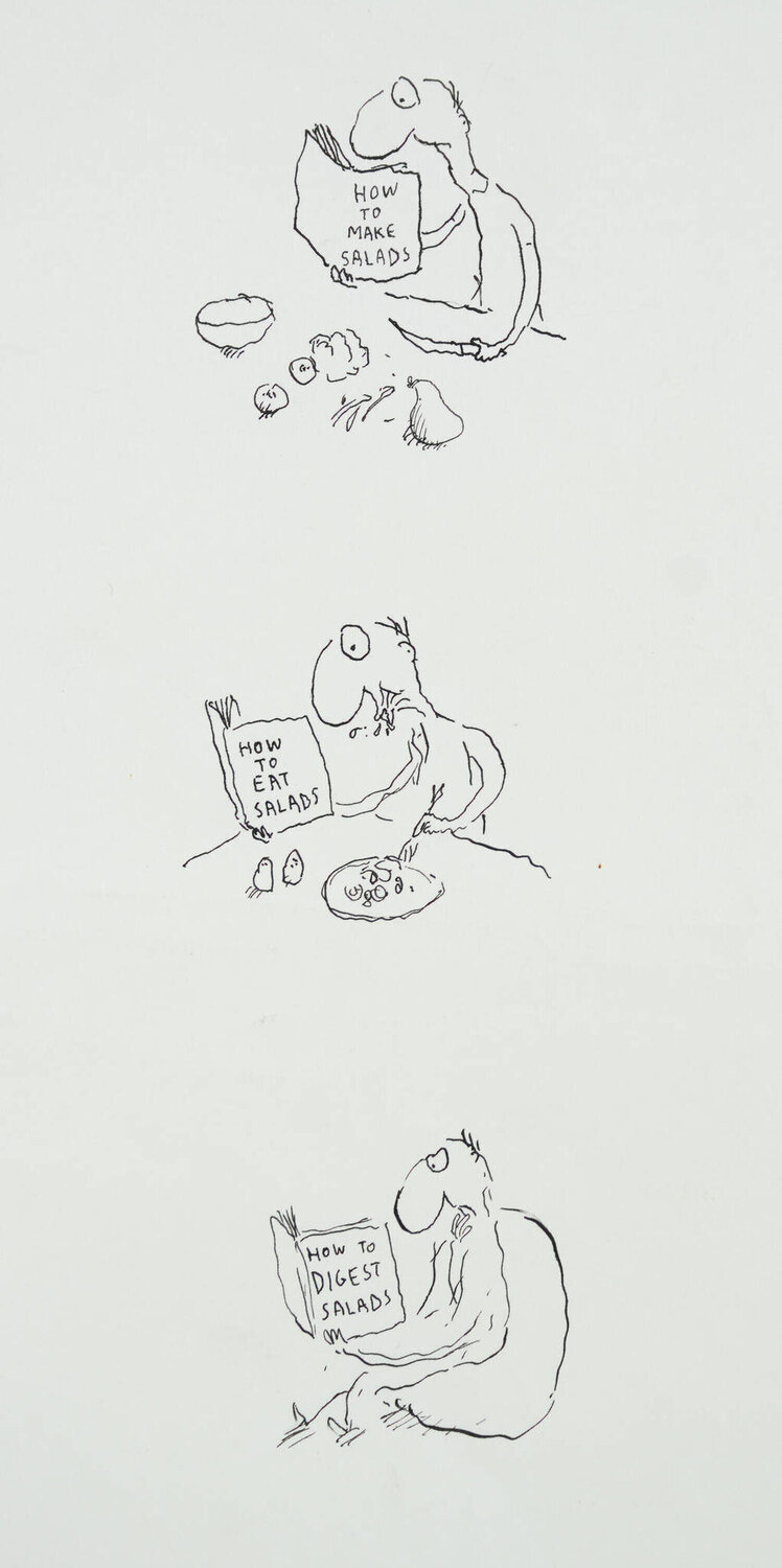 How to Make Salads Michael Leunig Opera su carta in vendita