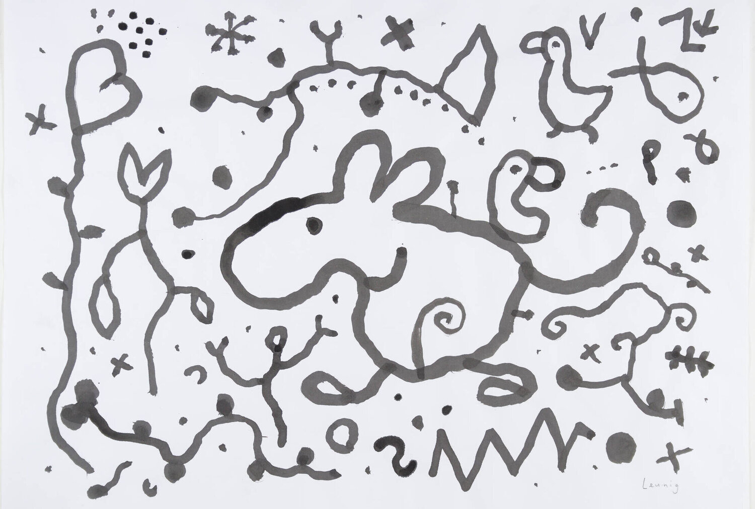 Untitled [Creature] Michael Leunig Werk op papier te koop