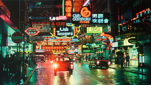 Hong Kong von Steve Rosendale, Druck kaufen auf Singulart