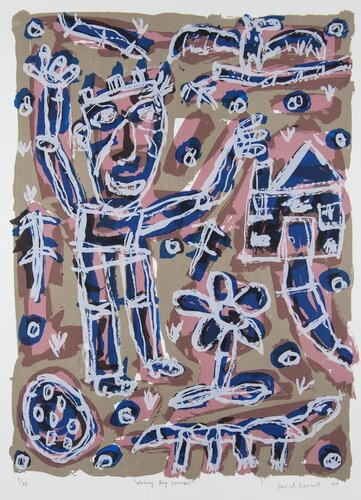 Waving Boy (Winter) di David Larwill, Stampa in vendita su Singulart