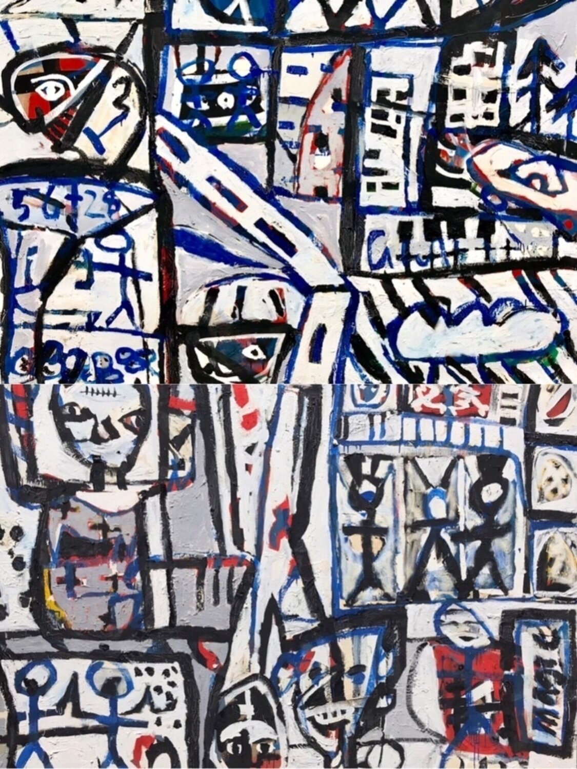 On the Street (Diptych) David Larwill