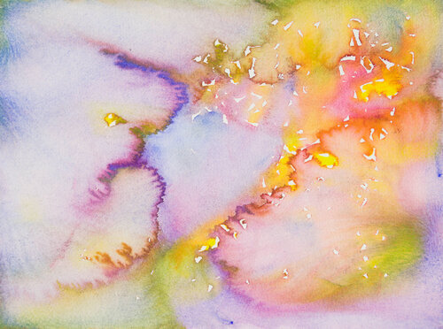 Untitled (Purple) di Paula Dawson, Opera su carta in vendita su Singulart