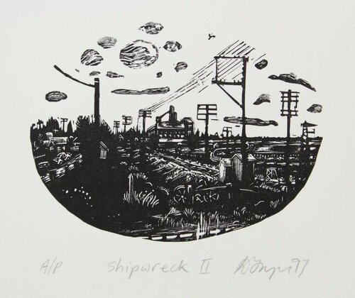 Shipwreck II by David Frazer, Print for Sale on Singulart