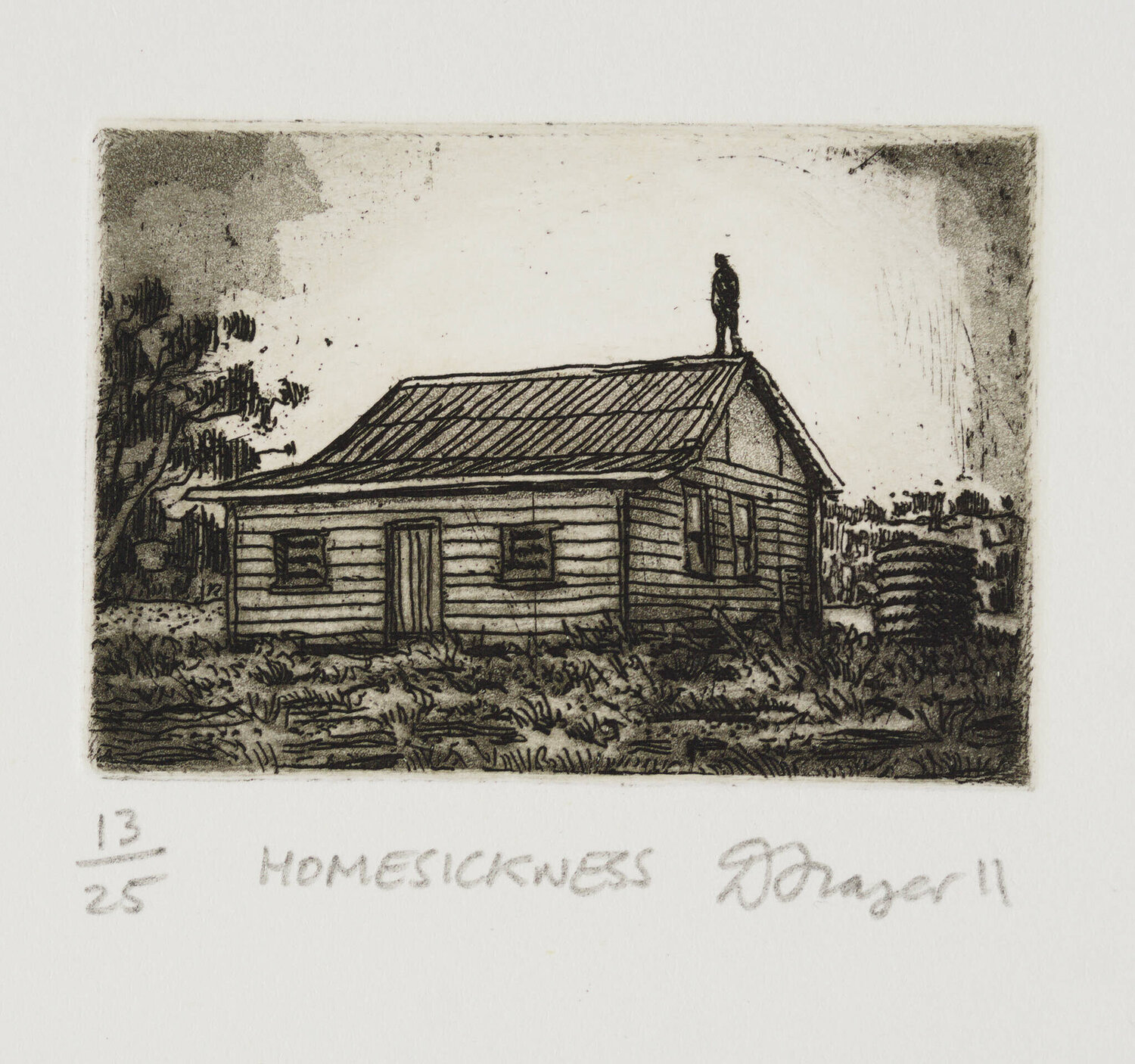 Homesickness David Frazer Afdruk te koop