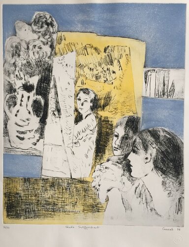 Studio Self-Portrait by Judy Cassab, Print for Sale on Singulart