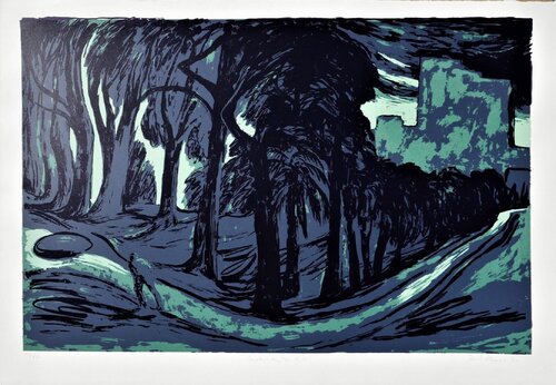 Garden by the City par Rick Amor, Édition en vente sur Singulart