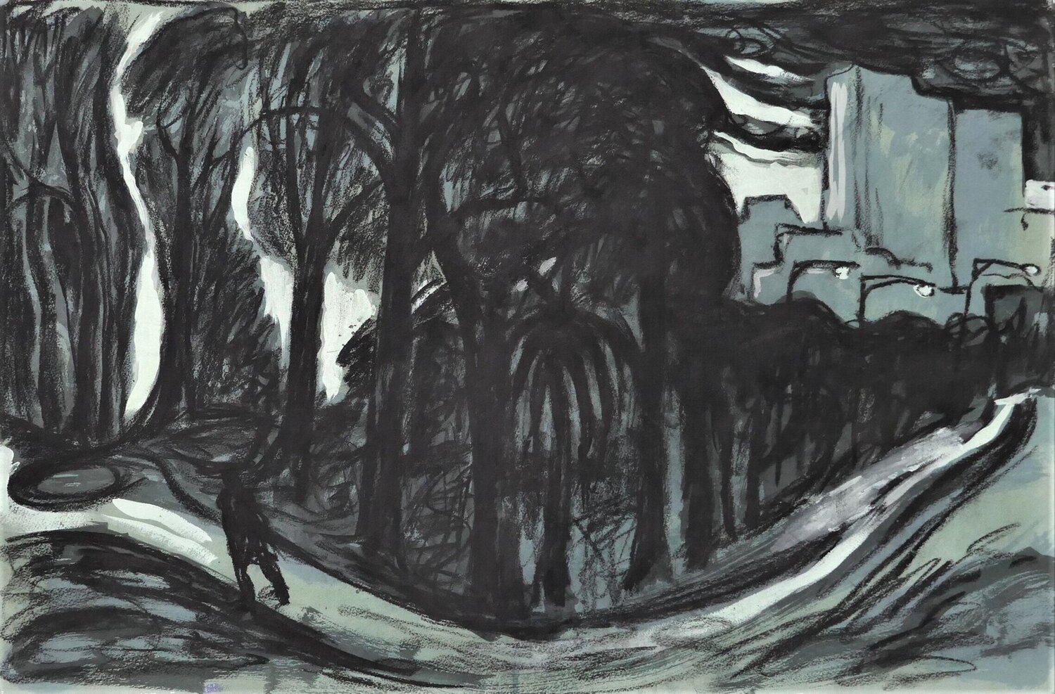 Study for 'Garden by the City' Rick Amor