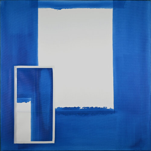 Blue windows von Grégoire Bellwald, Malerei kaufen auf Singulart