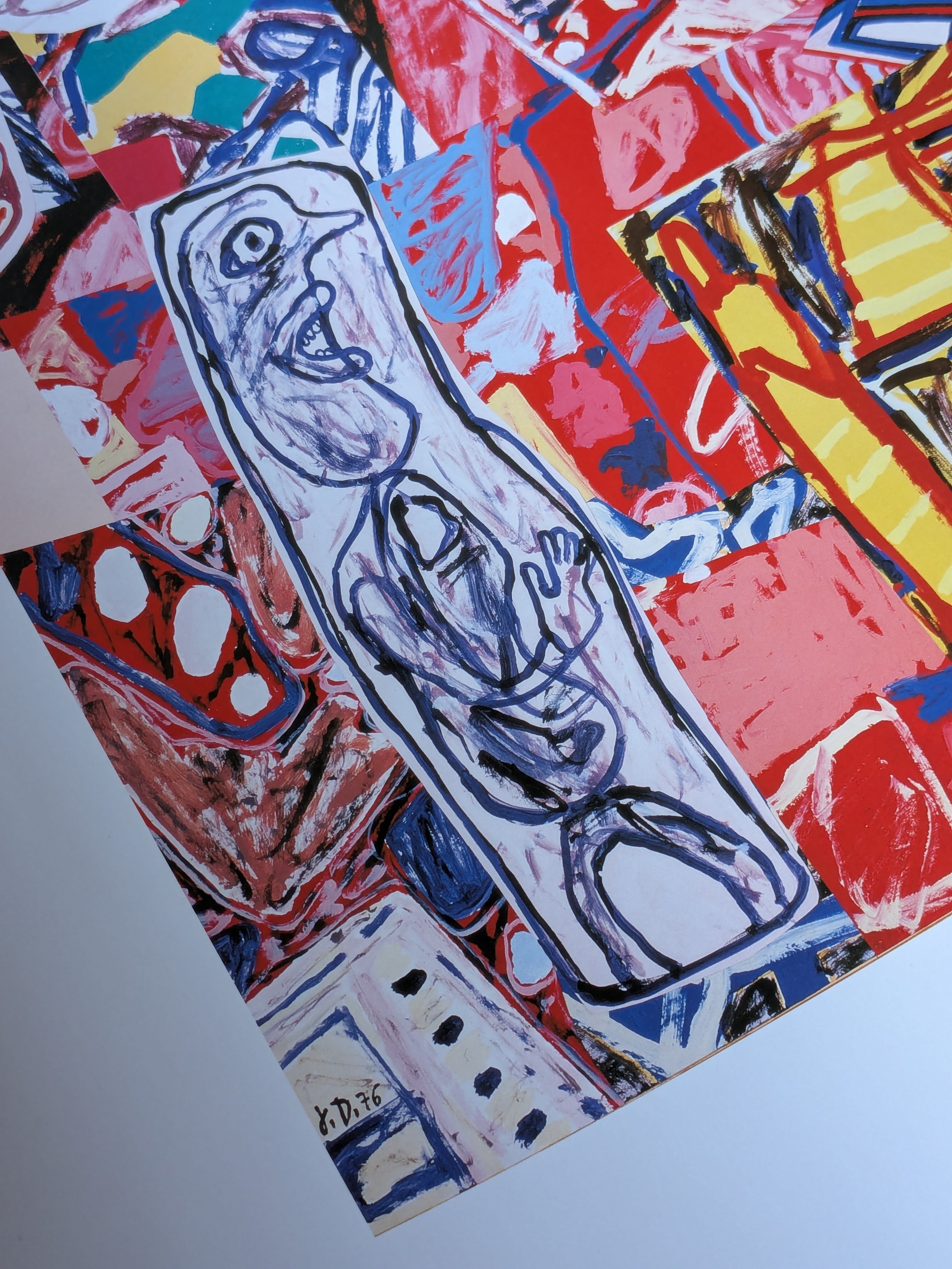 Méle Moments - Screen printing in colors, art impression on thick