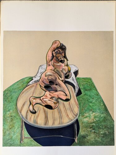 Original Lithograph - Nude, Henrieta Moraes, Original lithograph, 1966 van Francis Bacon, Werk op papier te koop op Singulart