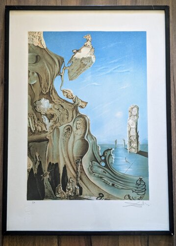 Monument Impérial À La Femme Gala (Memoire du Femme-Enfant ) - Hand-Signed Lithograph, 1970-80's by Salvador Dalí, Work on Paper for Sale on Singulart