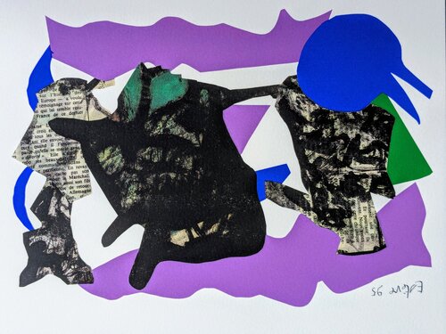 Abstraction - Original Signed Serigraphy in colors, 1995 von Maurice Estève, Werk auf Papier kaufen auf Singulart
