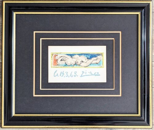 Nude - Signed Lithograph in colors, 1964 van Pablo Picasso, Werk op papier te koop op Singulart