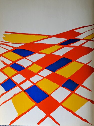 Abstraction in Colors II - Original lithograph in colors, 1971 by Alexander Calder, Work on Paper for Sale on Singulart