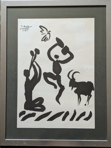 The Dance of Fauns - Signed Lithograph, 1959 van Pablo Picasso, Werk op papier te koop op Singulart