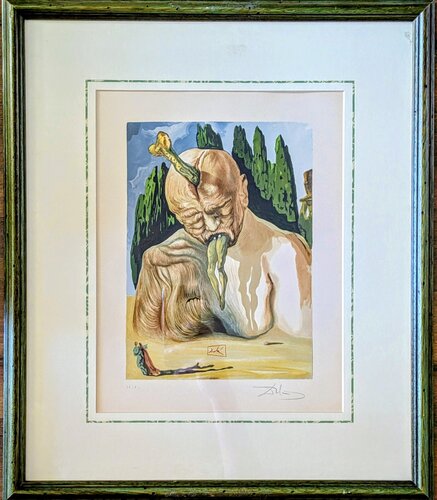 The Devil Logician/Le Diable Logicien - Hand-Signed Engraving in Colors,  1960's par Salvador Dalí, Œuvre sur papier en vente sur Singulart