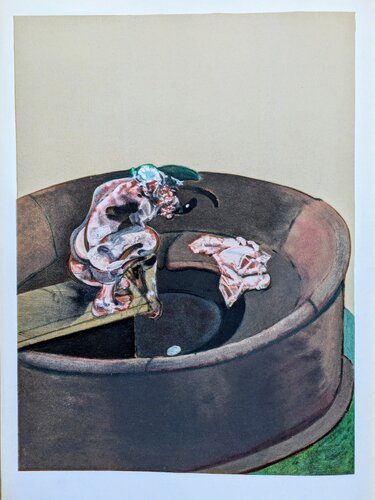 Francis Bacon, Portrait of George Dyer Crouching, Original Lithograph, 1966 von Francis Bacon, Werk auf Papier kaufen auf Singulart