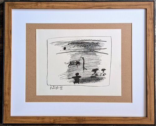 Original Lithograph III - A Los Toros with Picasso - 1961 by Pablo Picasso, Work on Paper for Sale on Singulart