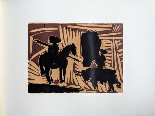 Corrida Scene - Original Linocut, 1962 par Pablo Picasso, Œuvre sur papier en vente sur Singulart