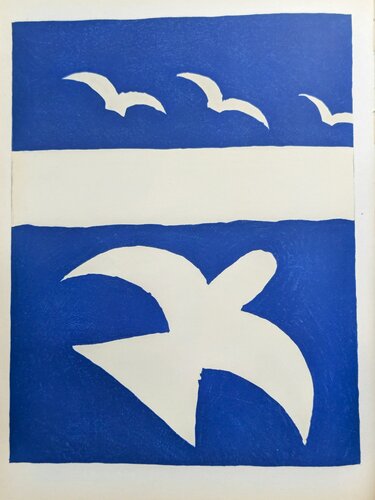 Original Lithograph in colors - Birds, 1955 by Georges Braque, Work on Paper for Sale on Singulart